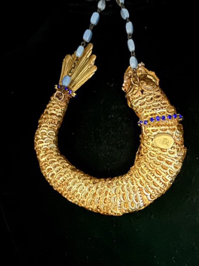 A pendant representing Beautiful Calypso was a nymph who lived on the mythical Greek island. of Ogygia, where she held Odysseus captive for seven years.