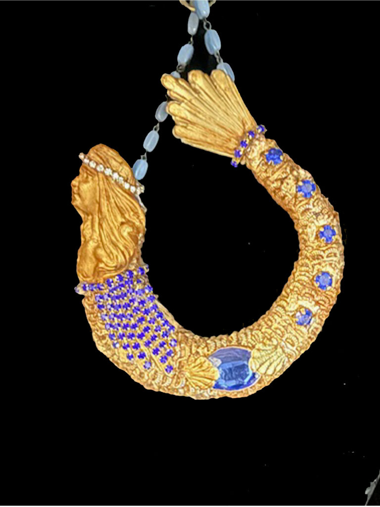 A pendant representing Beautiful Calypso was a nymph who lived on the mythical Greek island. of Ogygia, where she held Odysseus captive for seven years.