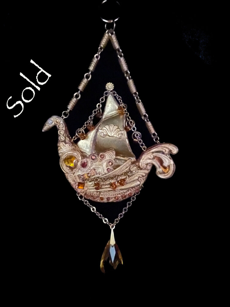 This golden ship delivers precious cargo from the East with the scent of cinnamon, cardamom, and ginger in its wake.